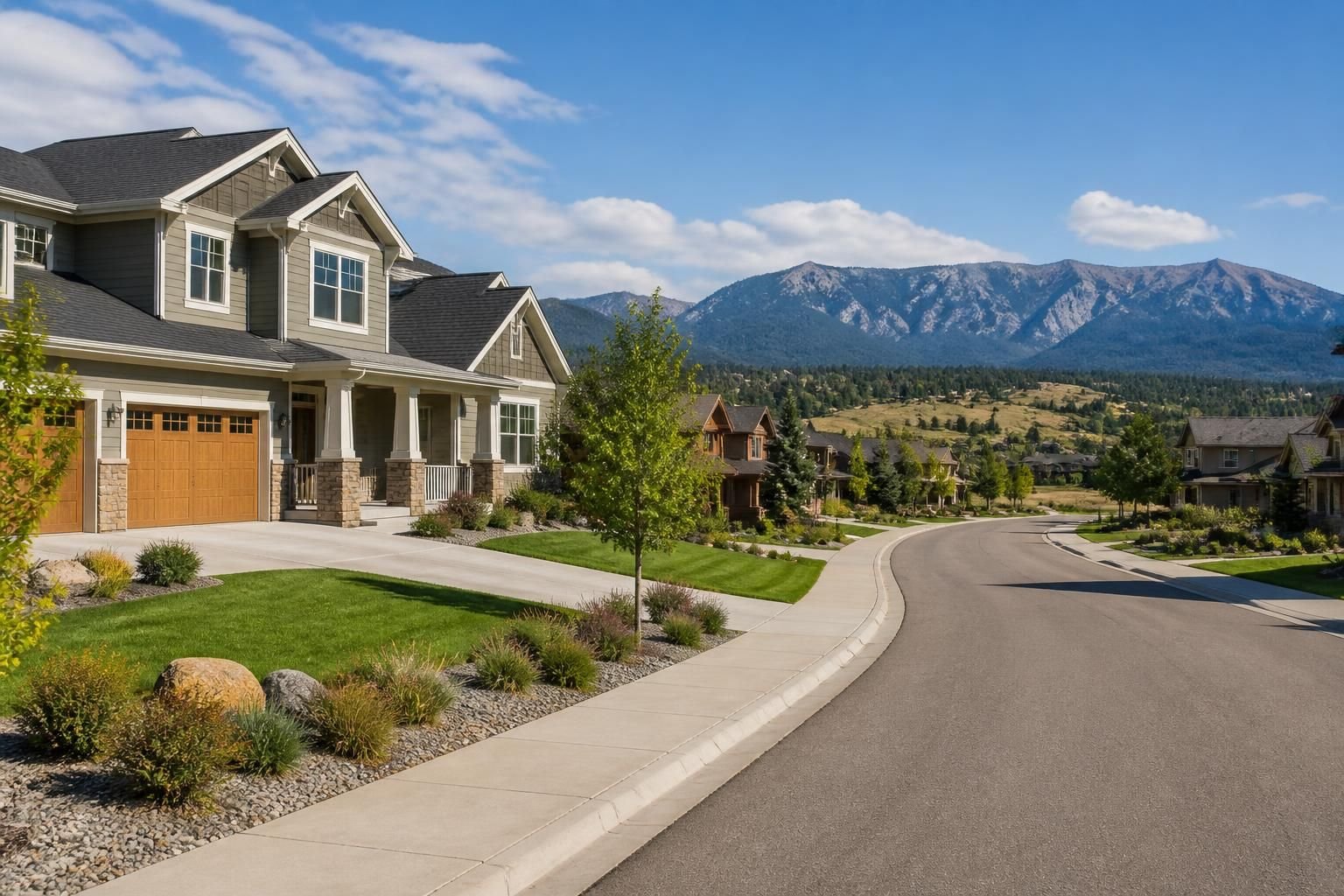Tidy Colorado homes in a calm residential setting.